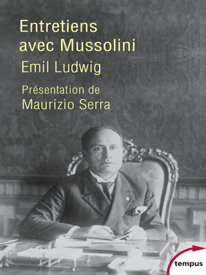 cover image of Entretiens avec Mussolini